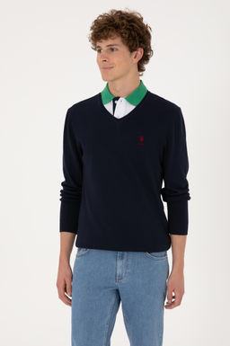 Erkek Lacivert Basic Kazak Sepette S_rpriz _ndirim - U.s. polo assn фото 3