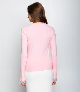 Джемпер #КТ9045, розовый - Dommod фото 3