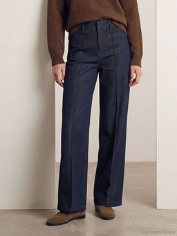 Y?ksek Bel Wideleg Kad?n Jean Pantolon