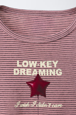 STRIPED PRINT T-SHIRT - Zara фото 3