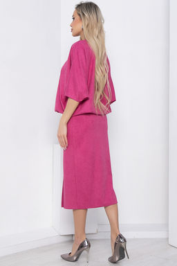 Платье Вэнсдей (розовое) П8565 - Lt collection фото 2