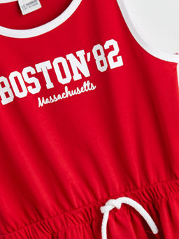 Bisiklet Yaka K?z ?ocuk Elbise