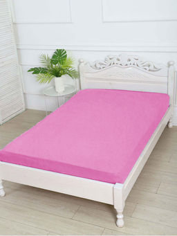 Простыня поплин гладкокрашеный - Розовый пион 220x240