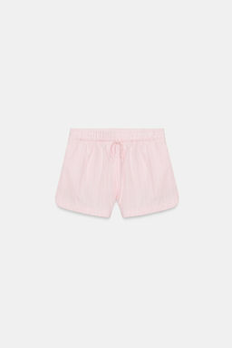 SHORTS POPEL?N RAYAS / Rosa / Blanco - Zara фото 5