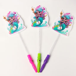 Цена за 10 шт. Световая палочка Русалочка - Simaland фото 6