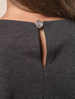 Платье из джерси меланж