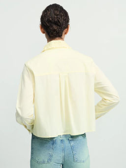 Рубашка прямого кроя с рюшами / Zarina  фото 5