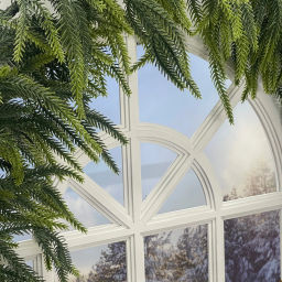 Гирлянда хвойная "Зимняя сказка" 2,7 м, резина, Зеленый