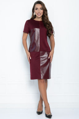 Платье Мемфис (бордовое) П11242 - Lt collection фото 6