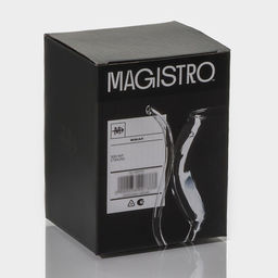 Бокал для вина Magistro «Пантера», 300 мл, 10.5×8.5×12.5 см, стекло, с трубочкой, прозрачный