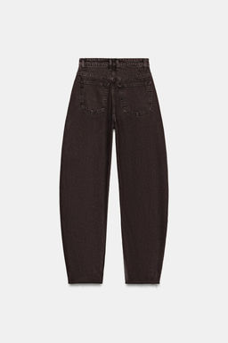 TRF BARREL HIGH-WAIST JEANS - Zara фото 8