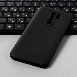 Чехол Innovation, для Xiaomi Redmi 9, силиконовый, матовый, черный