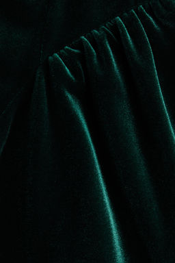 Vestido de tirantes en velour - H&m фото 4
