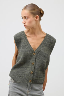 ЕВ 30260/ш/полынь жилет жен