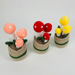 Мягкая игрушка Мешочек с грибами 25 см