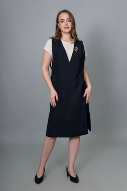 Платье- сарафан 100% крапива