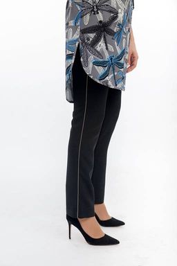 Брюки зауженные с кантом Бр-25/6