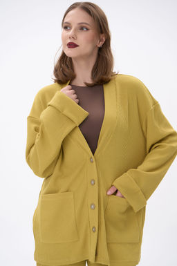 Кардиган Эмили (горчичный) - Эльза фото 10