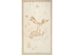 6с103.512ж2 Гусь-лыжник(лён3) Полотенце махровое 50х90см