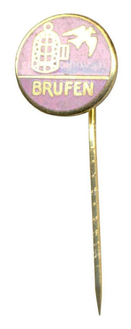 Значок рекламный Brufen