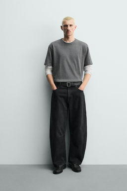 PANTAL?N BARREL FIT / Negro