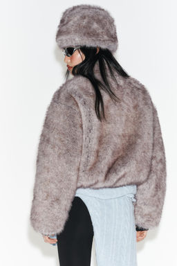 SHORT COAT WITH FAUX FUR HOOD HEIQ XREFLEX TECHNOLOGY SKI COLLECTION - Zara фото 7