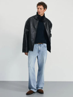 Дубленка из экокожи / Zarina