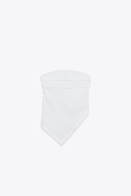 ASYMMETRIC BANDEAU TOP - Zara фото 4