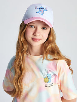 Stitch Bask?l? K?z ?ocuk Kep ?apka