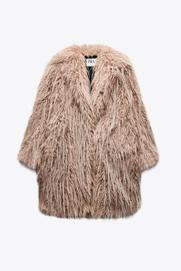 FAUX FUR COAT - LIMITED EDITION - Zara фото 6