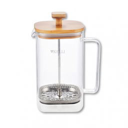 Френч-пресс 800 мл, с бамбуковой крышкой арт. KL-3029