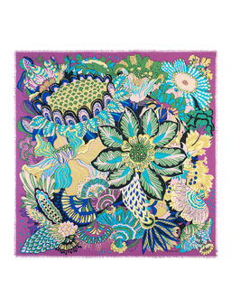 Платок жен. виск+шелк 110х110 D34-1228-10 - Eleganzza фото 2