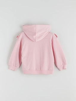 Kap??onlu Fermuarl? K?z ?ocuk Sweatshirt