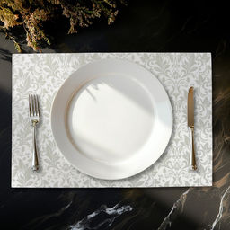 Салфетки сервировочные на стол Доляна, 4 шт., 45×30 см, серые