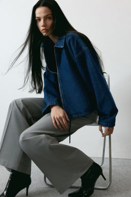 Cazadora denim con cuello - H&m фото 3