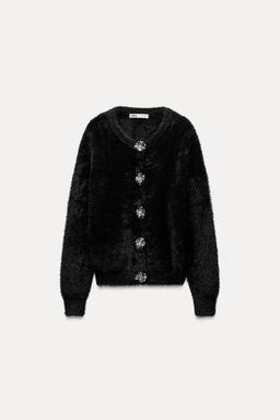 FUZZY KNIT CARDIGAN - Zara фото 4