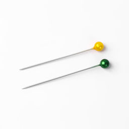 Цена за 20 шт. Булавки портновские, 35 мм, 80 шт., разноцветные