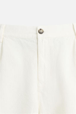 LINEN/COTTON BERMUDA SHORTS - Zara фото 17