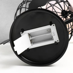 Фигурка светящаяся металл «Глобус со стрелой», чёрный, LED-ночник, 32×21×32 см