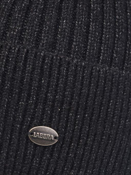 Шапка муж. каш+шерсть+виск LB-N88123 black melange - Labbra фото 3