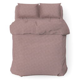 Пододеяльник 1,5 спальный "Ария" беж 145х215см, поплин 115г/м2, хлопок 100%, упаковка "классическая" ПВХ 28х41см, "Домашняя мода" (Россия)