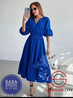 Женское воздушное летнее платье