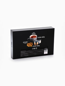 Подарочный набор Only for man: крем-мед с апельсином и хлопком, орехи в шоколадной глазури 70 г, чай чёрный, ложка - Фабрика счастья фото 10