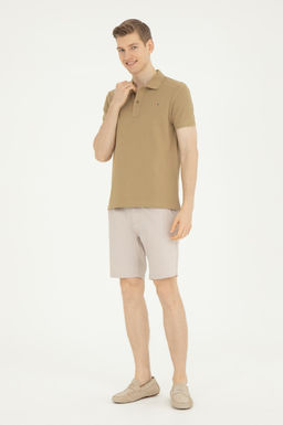 Мужская базовая футболка цвета хаки - U.s. polo assn фото 11