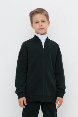 К 302500/черный жакет (бомбер) для мал
