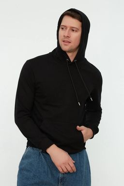 TRENDYOL MAN Mavi Regular/Normal Kesim Kapusonlu Uzun Kollu Sweatshirt TMNAW20SW0162 - Trendyolmilla фото 18