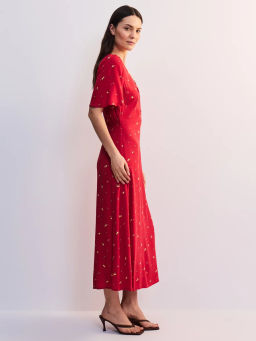 Платье миди с треугольным вырезом ZR2605012914-209 / Zarina  фото 5