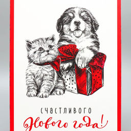 Коробка подарочная новогодняя складная «Счастливого Нового года!», 30×20×9 см