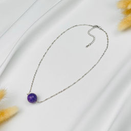 Кулон на цепочке из Чароита 42 см +