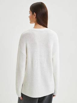 Джемпер с вырезом / Zarina  фото 5